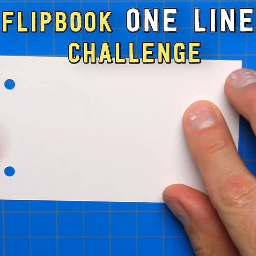 5.8M views · 34K reactions | Making a flipbook with one single line challenge. | Andymation | Facebook