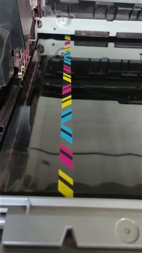 When all colors align perfectly 😍🎨Canon color registration in action 🖨️🔥#CanonPrinter #Printer