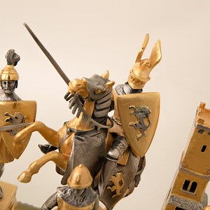 Venetian Set in the Medioeval Period: Chess Set Finished in Real 24k Gold - Etsy