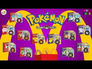 McDonalds Colección Completa Happy Meal Pokémon Combate Exprés 2024