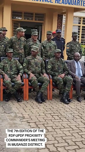 RDF-UPDF Commanders Meet in Musanze for 7th Edition