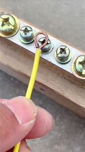 How To Make A Perfect Wire Loop For Terminal Screws