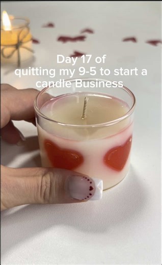 Handmade Candles for Valentine's Day