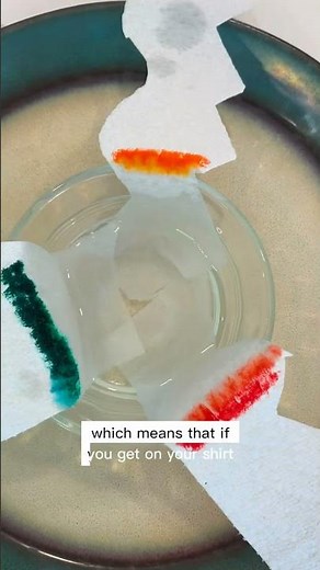Make funky designs with this paper chromatography experiment for kids!