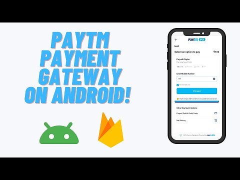 Integrate Paytm Payment Gateway in Android | Firebase | Android Studio
