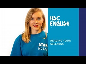 HSC English | Reading Your Syllabus