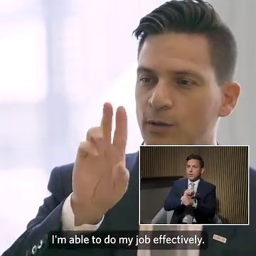 Introducing Nick. With over 20 years as a corporate professional, Nick shares how he’s navigated his career as a Deaf individual with support from CIBC’s in-house American Sign Language (ASL) Interpreting team. We’re proud to be leading the way with this offering and creating inclusive, accessible spaces for all! We hire team members with a wide range of abilities and provide accessible candidate experiences. If you’re looking to apply and need accommodation, contact https://bit.ly/3RaZuyF-carri