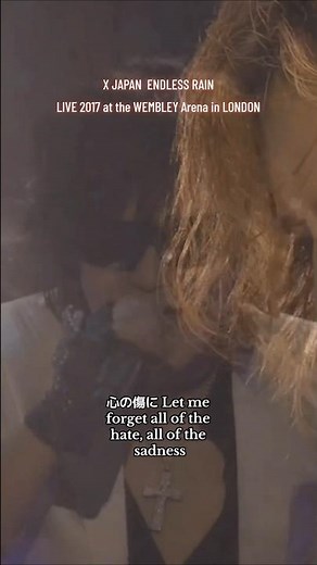 X JAPAN「ENDLESS RAIN」LIVE 2017 at the WEMBLEY Arena in LONDON