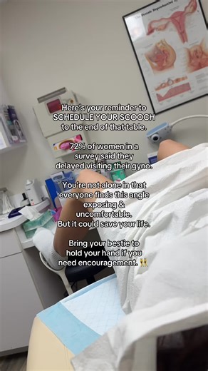 54% in that same survey shared in Fortune, also said that the reason was due to fear or discomfort. You have every right to make sure your doctor is actively quick & gentle (if they aren’t fire 🔥 them)! Mine took less than 10 seconds, but I still needed my bestie (my husband) to hold my hand to help me be brave and there’s no shame in that! My first two gynecologists took forever, didn’t use enough gel, and it hurt. Find your doctor that’s right for you, they are out there! Mine now is the tota