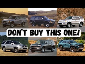 Every Toyota 4Runner Generation Ranked (Worst → Best)