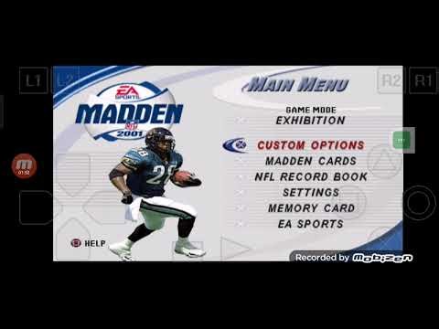 Madden NFL 2001 (PS1) - Test Gameplay