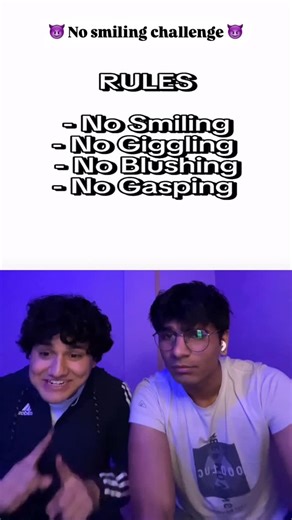 Dyecue on Instagram: "No smiling challenge 😭😭 #india #challenge #reaction #salmankhan #reels"
