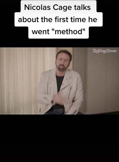 Nicolas Cage Method Acting: First Time Revelation | Rolling Stone Interview