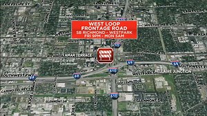 Southwest Freeway reopens a day early after construction for an interchange project