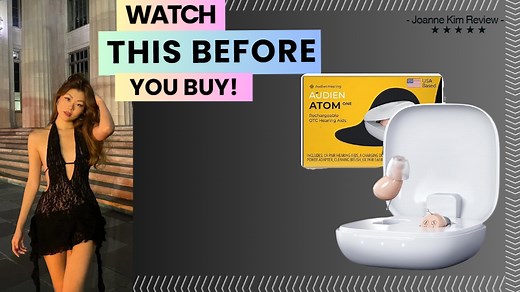 Watch Audien Atom One OTC Hearing Aids Review on Amazon Live