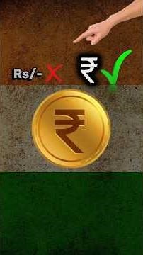 ₹ Symbol Story Nobody Told. #shorts