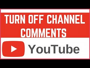 How to Turn Off Comments on YouTube Channel | Disable Comments for All Videos (2025 Guide)