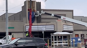 Deconstruction starts at the historic Garden Oaks Theater in Houston