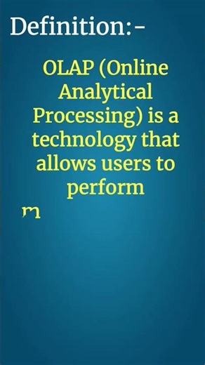What is OLAP in Data Science? | Types, Operations & Examples Explained | OLAP Tutorial #olap