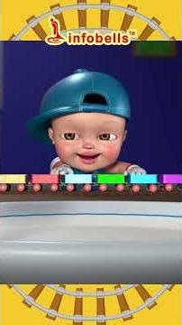 छुक छुक रेलगाड़ी Chuk Chuk Rail Gadi | Hindi Rhymes for Kids | Infobells #railgadi #railchali