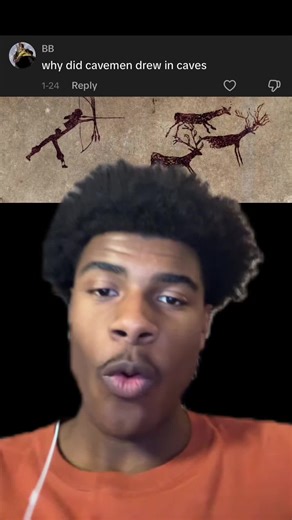 Why did caveman draw on walls? | caveman drawing