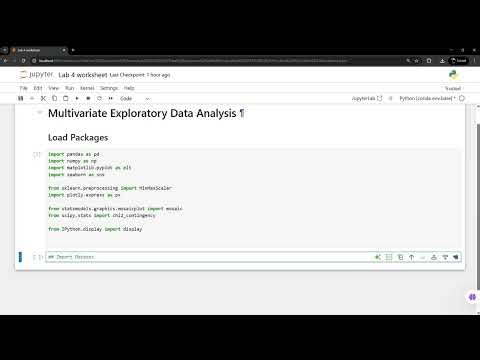 Multivariate Exploratory Data Analysis Part 3