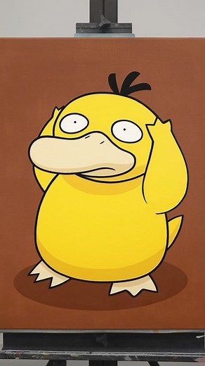 The most underrated Pokemon? 🤔 Music by @closedonsundayy 🎶 #psyduck #pokemon #illustration #art #paintings #fanart #signpainting #popart #pokemonart | James Lewis