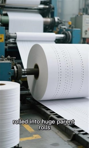 How toilet paper is made #ai #shorts #education