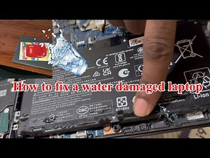 How to Fix a Water Damaged Laptop | Spilled Water on Laptop | How to Save Laptop from Liquid Damage