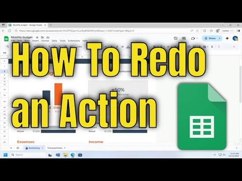 How To Redo an Action on Google Spreadsheets [Guide]
