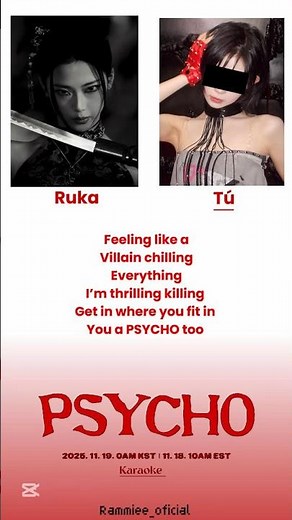 BABYMONSTER-PSYCHO | Karaoke 🎤 | by: Rammiee