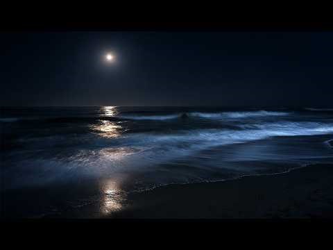 Dark Ocean Waves at Night — Calm, Continuous Ocean Sound for Deep Sleep (No Music • 8 Hours)