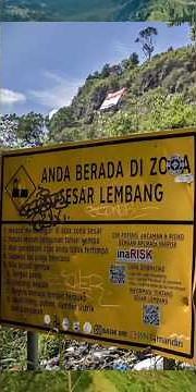 Sesar Lembang berasal dari Gunung Sunda Purba😱😱😱