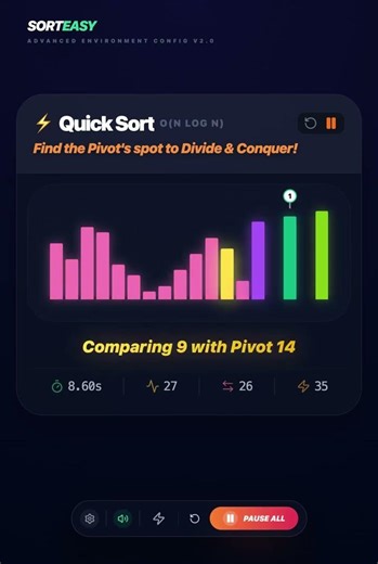 The Easiest Way to Learn ⚡️ Quick Sort (Visual Guide)