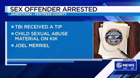 TBI arrests sex offender in Fentress County