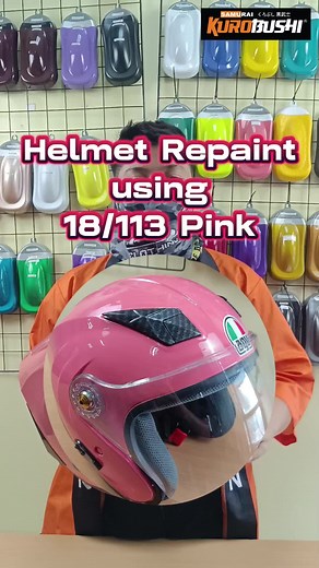 DIY Helmet Repainting Tutorial: Pink Samurai Armor Design