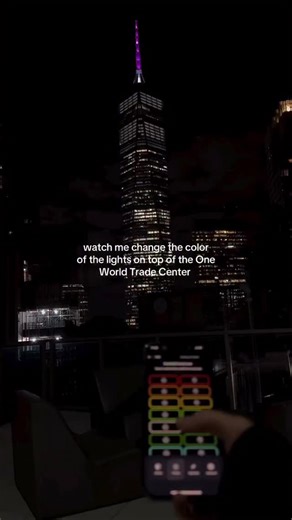 New York City 🗽 NYC Travel | Hotels | Food | Tips on Instagram: "✨ Watch the One World Trade Center Lights Change Color! ✨ The top of One World Trade Center lights up in stunning colors for holidays, events, and special causes—but here’s the catch: it’s invite-only! 📲 How to Watch: 1. Go to the Spireworks website￼. 2. Click Sign Up. 3. Enter your username and email. ⚠️ You need someone with the app to send you an invite—so this is a bit of an insider experience! 📍 Best Viewing Spots (if you g