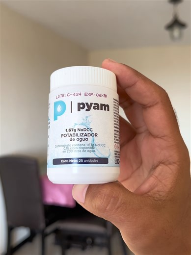 Potabiliza agua con Pyam para tu familia y hogar