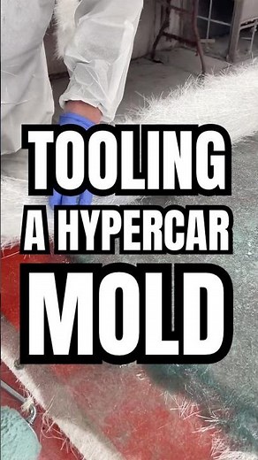 TOOLING A HYPERCAR MOLD #carbonfiber #hypercar #engineering