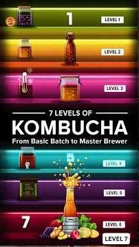 The 7 Levels of KOMBUCHA Brewing | You’re Stuck at Level 3 (Don’t Lie)