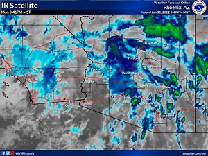 2.1K views · 52 reactions | Clouds continue to stream over the region as our next weather system approaches. We'll see cloud cover persist Tuesday with embedded virga possible. | US National Weather Service Phoenix Arizona | Facebook