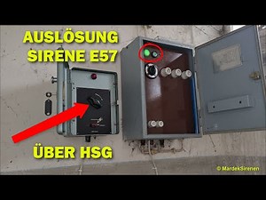 Auslösung Sirene E57 über HSG und Feuermelder zum Warntag 2025 in Hofwiesen