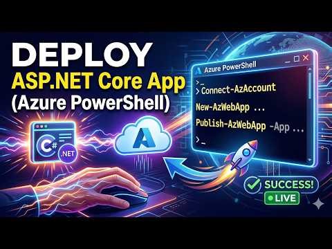 Azure PowerShell Deployment: ASP.NET Core App Service Tutorial