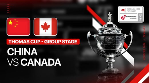 Liang Wei Keng/Wang Chang (CHN) vs Kevin Lee/Ty Alexander Lindeman (CAN) - Men's Doubles (Match 2) | Thomas Cup 2026