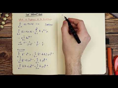 HOW TO CALCULATE THE EXPECTATION AND VARIANCE OF THE GEOMETRIC LAW