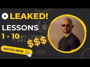 The Real World FULL Lesson 1 | Business 101 | Andrew Tate