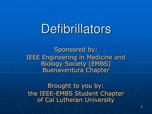 Defibrillators - SlideServe