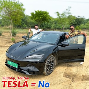 148K views · 1.1K reactions | Tesla Nahi? Affordable Electric Supercar in india BYD Seal real range problems and speed test #speed #car #byd #seal #family #dailyvlog #sports #money #rich #kingindian | King Indian | Facebook