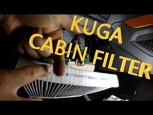 How To: FORD KUGA Cabin Filter / Pollen filtre