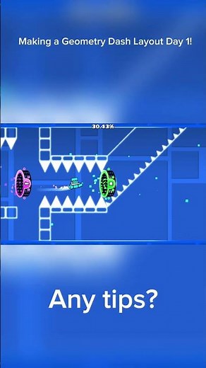 Making a full Geometry Dash Layout! (Day 1) #geometrydash #gd #layout